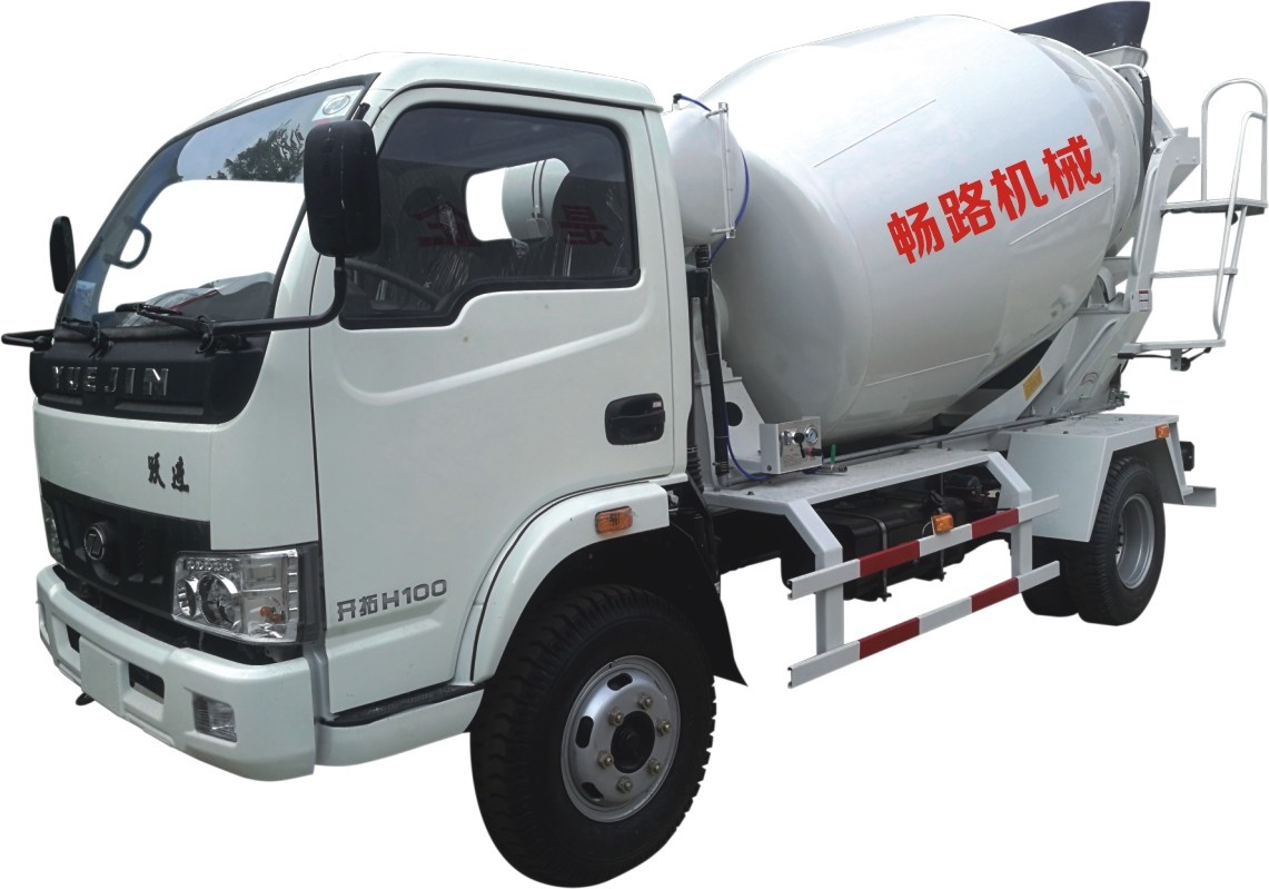 3方跃进小六轮轮搅拌罐车